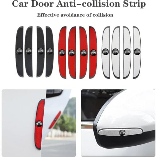 4Pcs Car Door Anti-collision Strip Accessories For Kia K1 K2 K3 K4 K5 K6 K9 Soul Picanto Rio Sportage Ceed Forte Optima Sorento