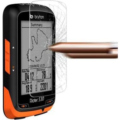Tempered Glass Clear Protective Film Guard For Bryton Rider 530 R530 GPS Bike Ride Smart Watch Display Screen Protector Cover