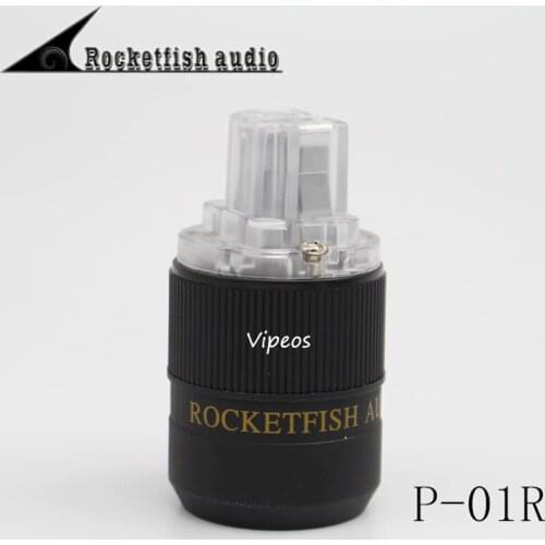 ROCKETFISH Rhodium-Plated IEC Connector for DIY power cable Amplifier HiFi Audio