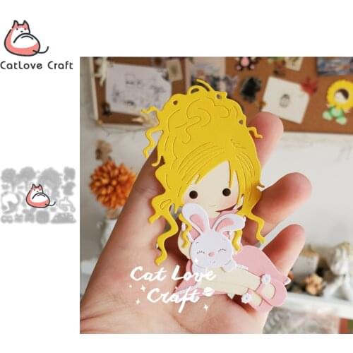 Sitting hugging sheep Easter Metal Cutting Dies Scrapbooking Stencil Die Cuts Card Making DIY Craft Embossing New Dies For 2020