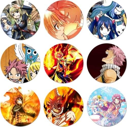 Fairy Tail Icons Pins Badge Decoration Brooches Metal Badges For Clothes Backpack Decoration