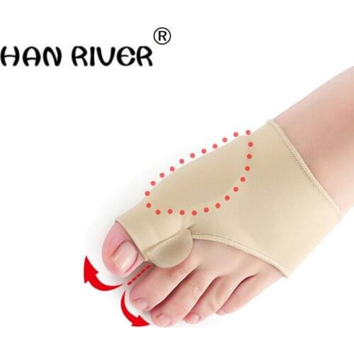 1 Pair The Newest Silicone Hallux Valgus Braces Big Blackmailed Orthopedic Correction Socks Toes Separator Feet Care