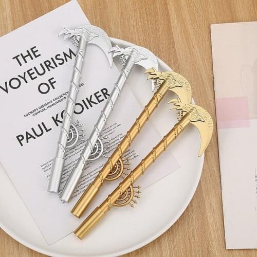 20 PCs Sickle Gel Pens Set Creative Neutral Pen Cute Student Prizes Gifts Stationery Office Supplies Wholesale