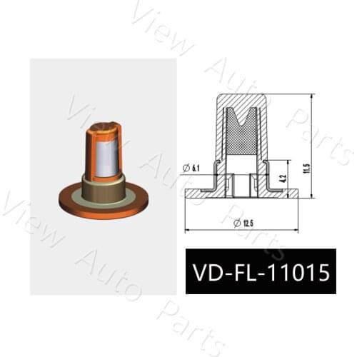 200pcs Fuel injector micro filter top feed mpi auto parts Size 12.5*4.2*11.5mm VD-FL-11015