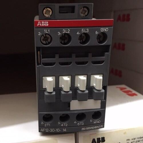ABB 3-ploe contactors AF series AC/DC 1NC or 1NO 50HZ/60HZ 250V~500V DC 250V-500V 12A 5.5kw AF12-30-10-14 AF12-30-01-14