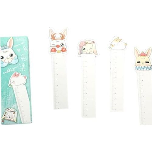 10pack/lot Kawaii Rabbits Series Paper Bookmarks Kawaii Book Holder Message Card School Supplies Kids Gifts