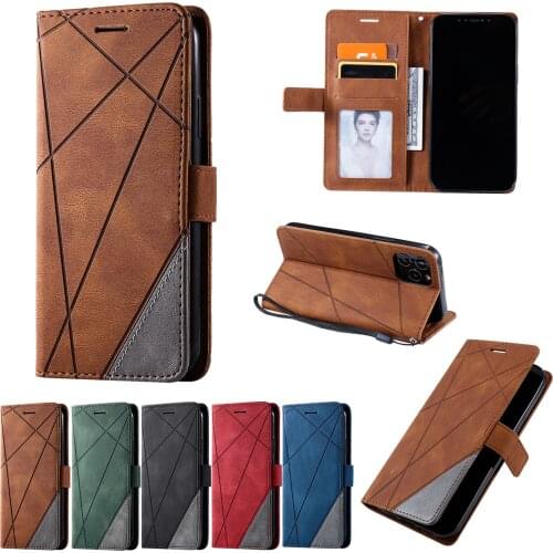 Business Matte Comfortable Leather Bag for Iphone 12 Mini Pro Max 11 Xs Xr X 6S 7 8 Plus Anti-slip Card Slot Kickstand Case