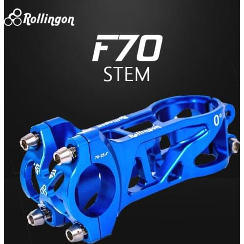 Rollingon Child Balance Handlebar Steering Head Assembly 0 Degree C Faucet Standpipe Scooter Light Steering CNC 70MM Long