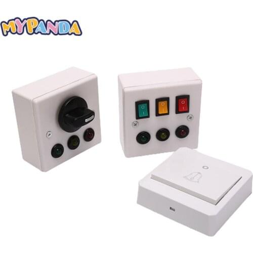 Children Busy Board Diy Accessories Material Plug Socket Electrical Switch Toy