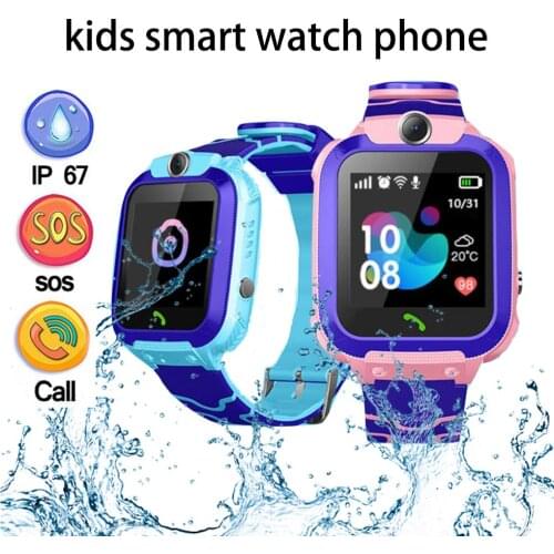 2020 kid Phone call Kids Smart Watch for children SOS Antil-lost Waterproof Smartwatch Baby 2G SIM Card Location Tracker watches