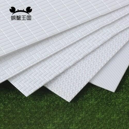 DIY ABS Grid Board Sand Table Model Plate Toys Plastic Board For Diorama Architecture Scene Model Building Materials