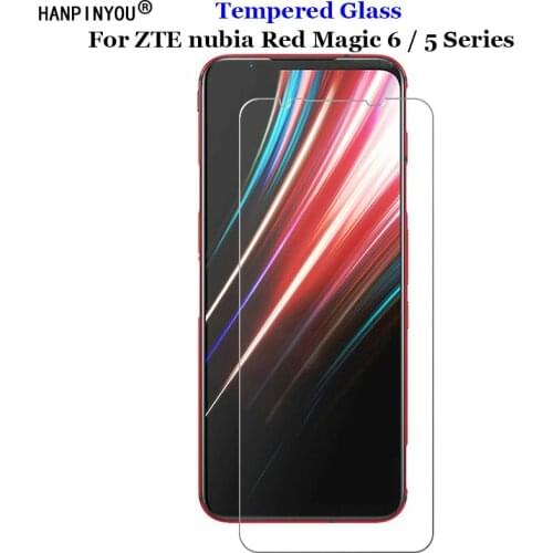 For ZTE nubia Red Magic 5G 5S Tempered Glass 9H 2.5D Premium Screen Protector Film For ZTE nubia Red Magic 5G Lite 6.65"