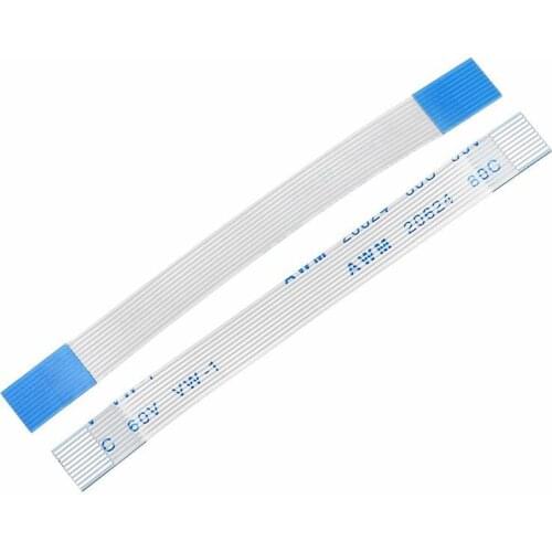 FPC FFC Flexible Flat Cable 10 Pins 0.5mm Pitch 60mm 80mm 100mm 120mm 150mm 200mm for LCD TV Car Audio DVD Player A type