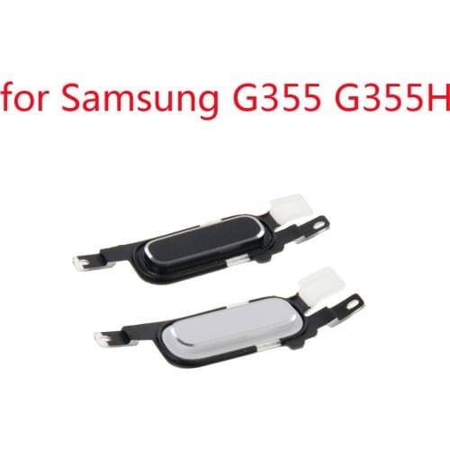 Home Button For Samsung Core 2 G355 G355H Original Phone New Housing Menu Return Key Button Replacement Repair Part Black White