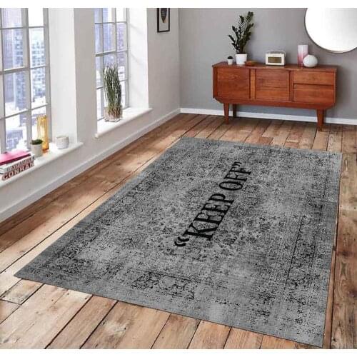 KEEP OFF 7 Classic Patterned Carpet , Fan Carpet Non Slip Floor Carpet,Teens Carpet,Area Rug