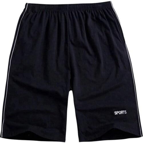 Summer Men plus size shorts cotton 10XL sports stretch shorts oversize elasticity soft loose Breathable Comfortable shorts 60 70