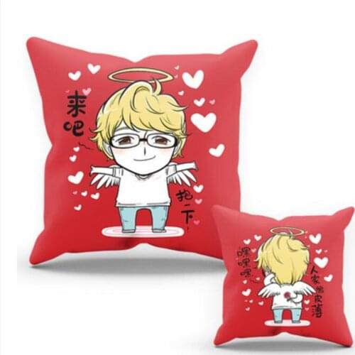 Devils love Original charm sister angel customer service couple pillow back cushion bay window waist cushion cute sofa doll