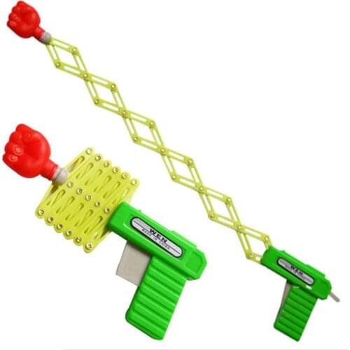 1pcs Children Toy Gun Funny Elastic Telescopic Gun Children DIY Manual Toy Boy Birthday Present Random Color Dropshipping