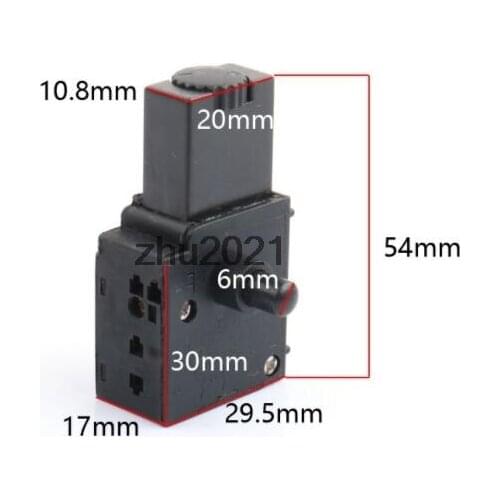 250VAC 4A/6A 125VAC 10A Electric Power Tool Trigger Switch for Hitachi 10VA Electric Hand Drill