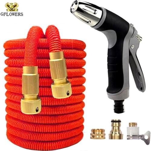 High quality magic hose high pressure garden water gun adjustable zinc alloy nozzle irrigation hose spray gun car wash
