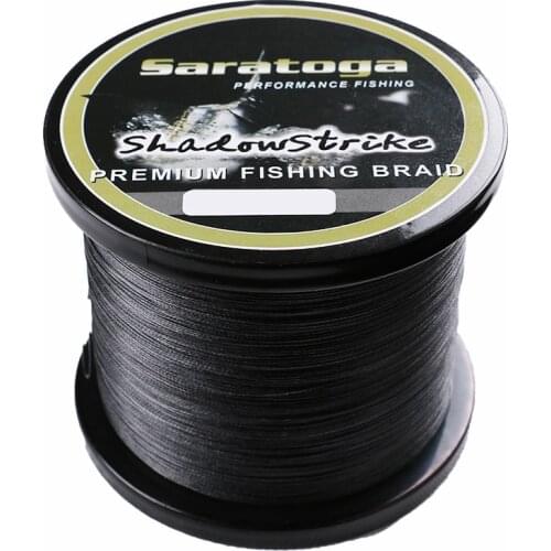 Strong Saratoga 1000m/1100yards 8 Strands 6-300lb 100% PE Braided Fishing Line Multifiament Fishing Wire Material from Japan