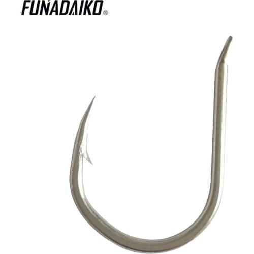 FUNADAIKO SJ38 High carbon steel fishing hook fishing jigging hook fishing assist hooks Barbed Hook bulk hook