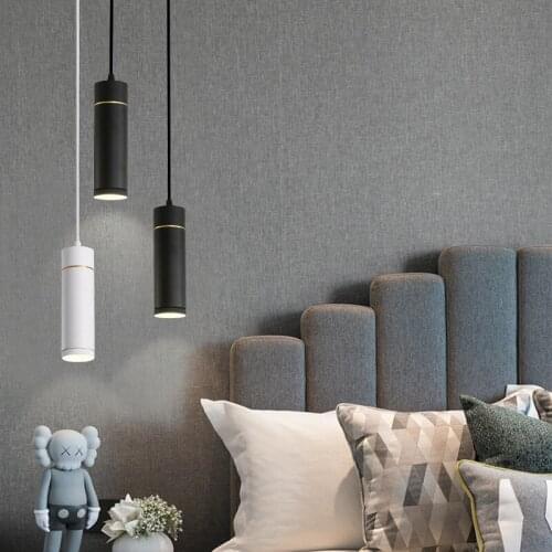 Nordic simple modern bedside single head small chandelier loft industrial style balcony restaurant aisle bar lamp