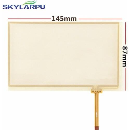 Skylarpu New 6.0" inch 145*87mm 4 wire Resistive Touch Screen for 145mm*87mm GPS Touch screen digitizer panel Repair replacement
