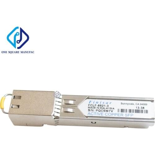 FINISAR FCMJ-8521-3 SFP-T RJ45 1000BASE-T Fiber Optical Module Transceiver