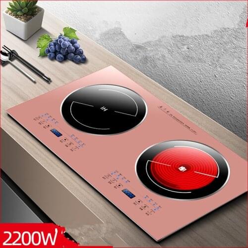 Embedded induction cooker Double stove Household double-ended induction cooker Built-in electric cooker electric stove