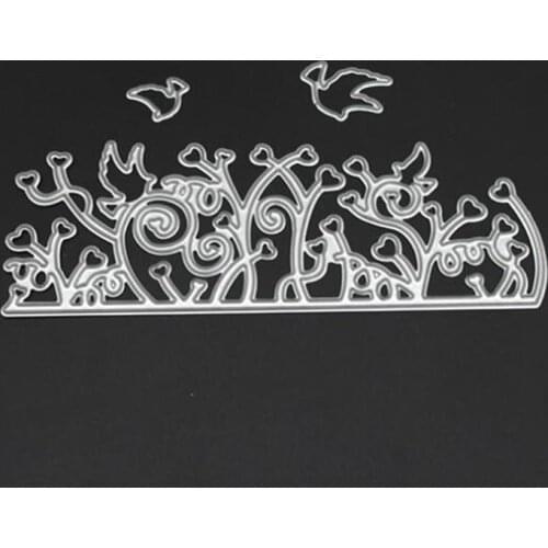 YLCD355 Bird Flower Metal Cutting Dies For Scrapbooking Stencils DIY Album Cards Decoration Embossing Folder Die Cutter Template