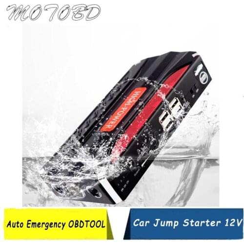 68800mAh Car Battery Charger Pack Jump Starter Multi Function Auto Emergency Power Bank for Starting Car (Black & Red )