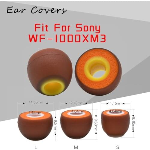 Earplugs For Sony WF-1000XM3 WF 1000XM3 Earphone Ear Buds Replacement Headset Ear Pad PU