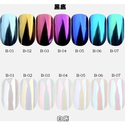 1g Sunlight Sensitive Powder Color Magic dust Changing Nail Glitter Powder UV Light Photochromic Pigment Manicure Decoration
