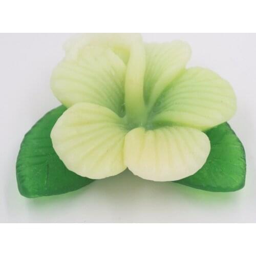3D Flowers with Leaf Silicone Soap mold DIY Hangmade Craft 3d soap molds S563