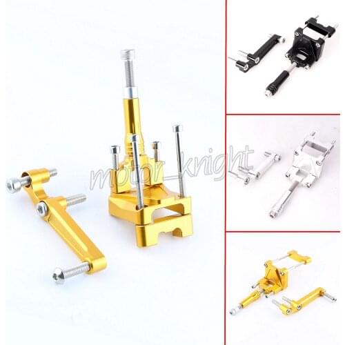 CNC Aluminum Adjustable Steering Stabilize Damper Bracket Mount Kit Fit for KAWASAKI NINJA EX300 NINJA300 2013-2016 2014 2015