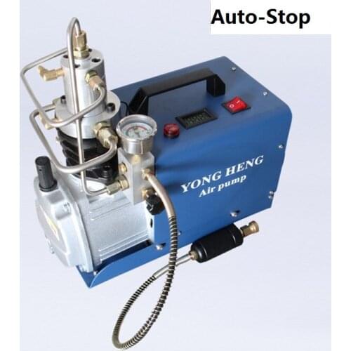 New Auto-Stop Air Compressor 300Bar Electrical High Pressure PCP Air Pump Water Cooling