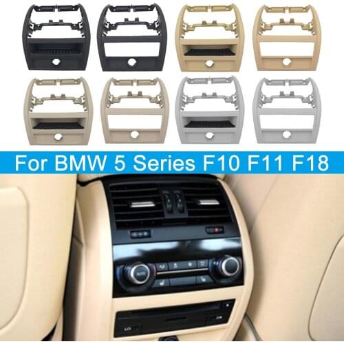 Car Rear AC Conditioner Vent Grille Outer Frame Replacement For BMW 5 Series F10 F11 F18 520i 523i 525i 528i 535i 51169206785