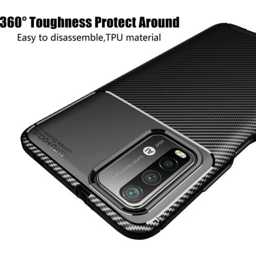 For Xiaomi Poco M3 Case Soft Silicone Shockproof Bumper Matte Back Cover Poco M3 X3 NFC Protective Phone Case For Xiaomi Poco M3