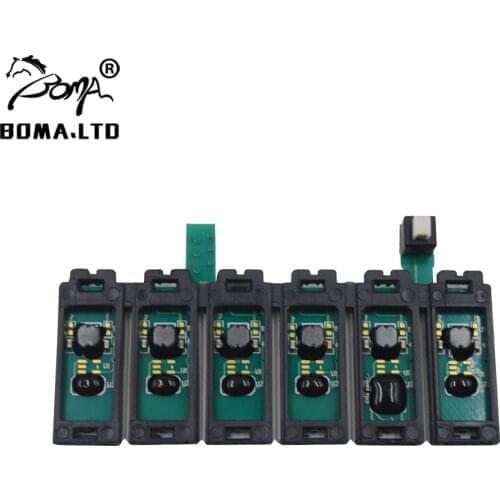 1 Set T0851N-T0856N 6 Color CISS System ARC Chip For EPSON 1390 T60 Printer Auto Reset Chip For EPSON