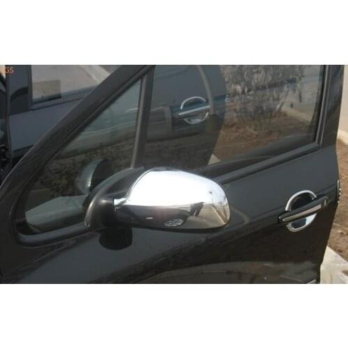 For Peugeot 307 2005-2012 High-quality ABS Chrome rearview mirror decoration cover anti-rub protection car accessories