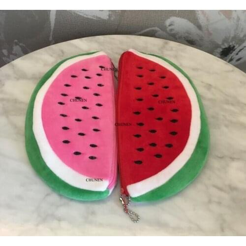 Fruit Watermelon Plush Toy Purse , key chain plush purse toys