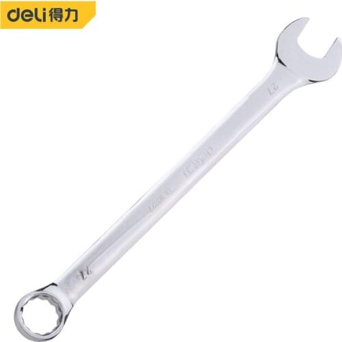 Deli Ratchet Combination Metric Mirror Wrench 27mm Fine Tooth Gear Ring Torque Socket Nut Hand Tools Alicates High Repair Tools