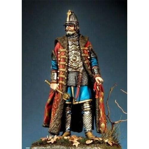 New Unassembled 1/32 ancient warrior stand with base Resin Figure Unpainted Model Kit