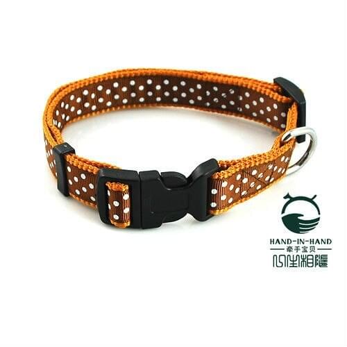 Wholesale 100Pcs/Lot 3 Colors Classic Pet Dog Dots Collar Buckle Style 2.5cm PCFB2512