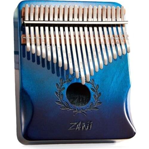 ZANi Kalimba 21 Key Thumb Piano Olive Branch Pattern Finger Piano Portable Musical Instrument Gift for Adult Beginners