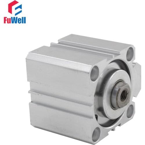 SDA Type Pneumatic Cylinder 63mm Bore 5/10/15/20/25/30/40/50mm Stroke Aluminum Alloy Dual Action SDA Air Cylinder
