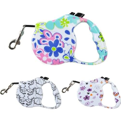 Durable Dog Leash Automatic Retractable Nylon Dog Lead Extending Puppy Walking Leads For Small Dogs Chihuahua Pug Pet Supplies