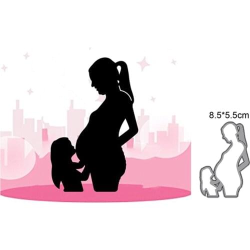 Craft dies Baby Pregnant Woman metal cutting dies cut die mold decoration Scrapbooking die knife mould blade punch stencils dies