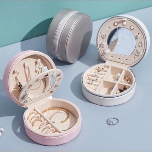 Home Storage Big Capacity Jewelry Box Travel Organizer Multifunction Necklace Earring Ring Storage Box Bag Women Girl Gifts